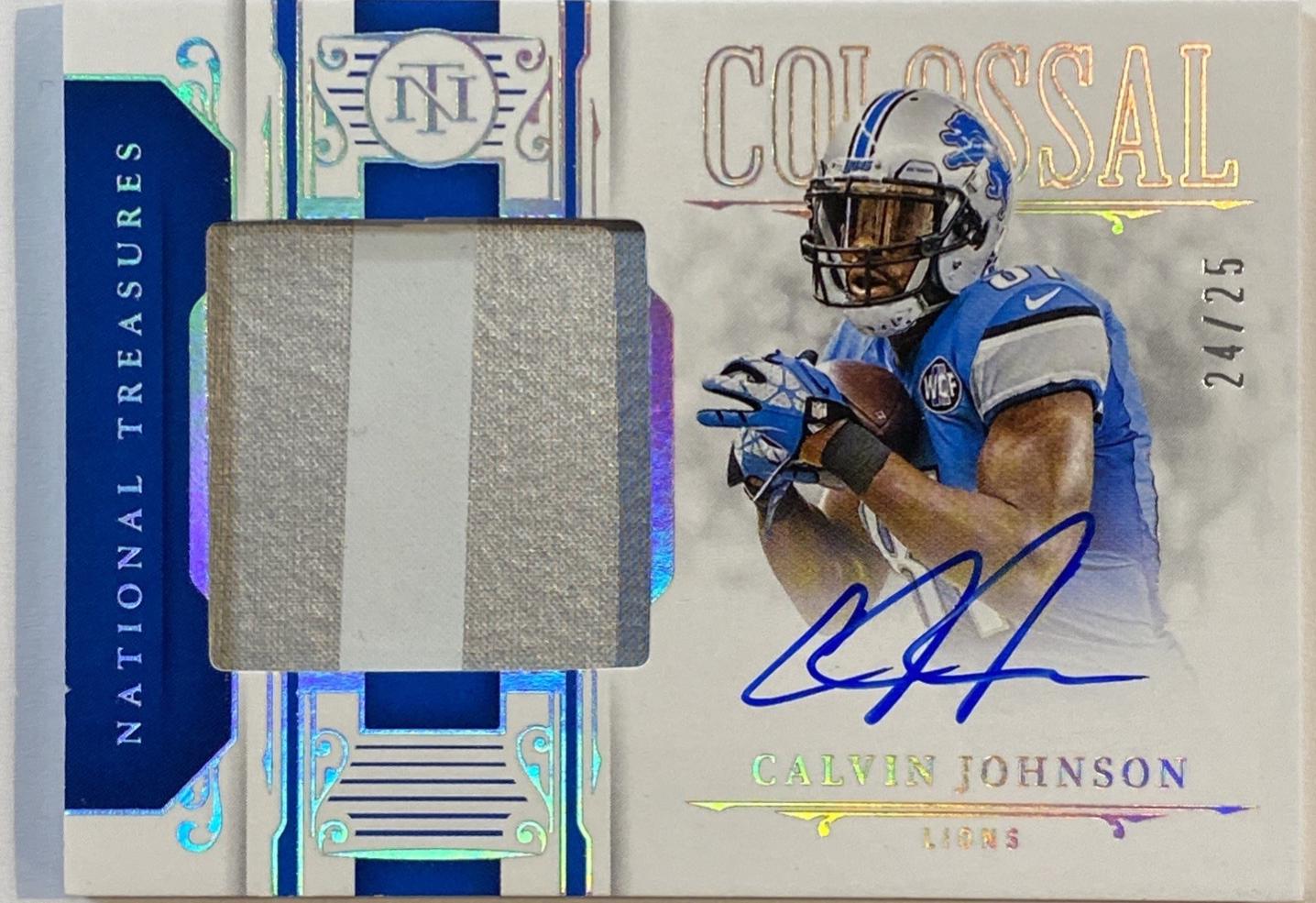 Calvin Johnson [Holo Silver] #20