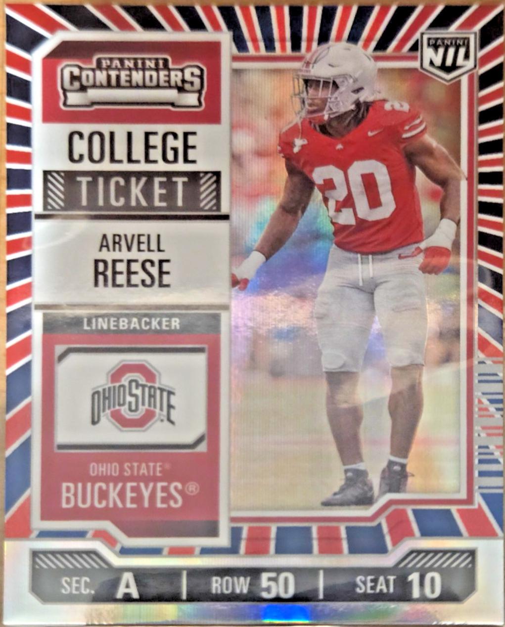 Arvell Reese [Red White And Blue] #14