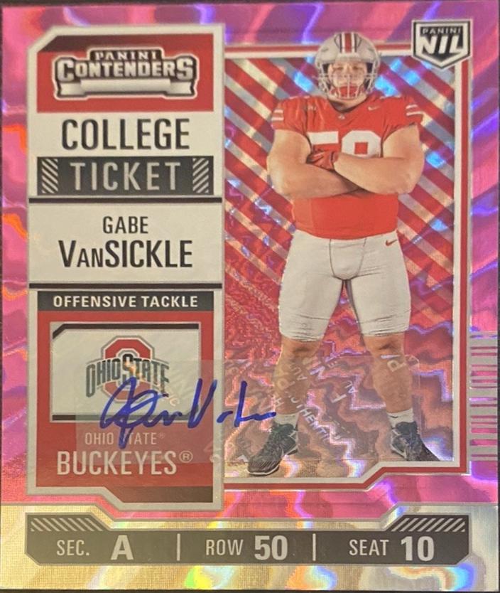 Gabe VanSickle [Lightning Spokes Pink Autograph] #8