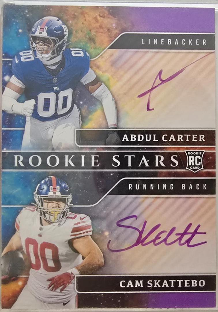 Abdul Carter / Cam Skattebo [Purple] #12