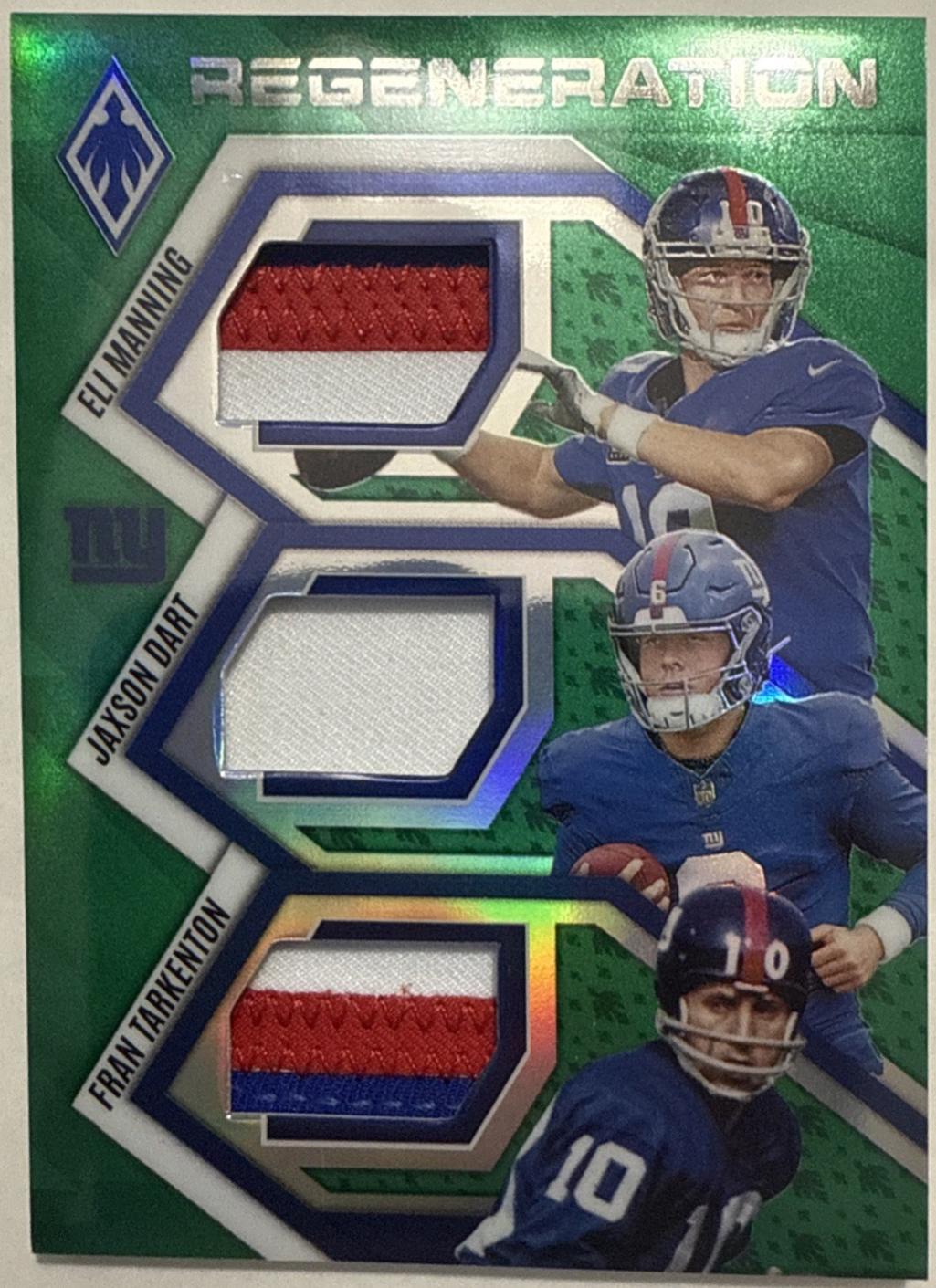 Eli Manning / Fran Tarkenton / Jaxson Dart [Green] #6