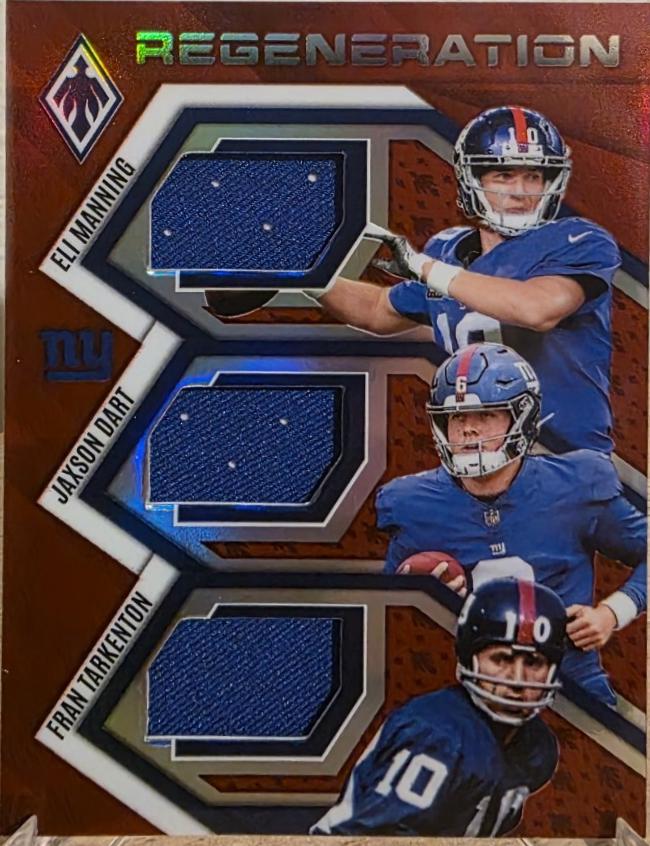 Eli Manning / Fran Tarkenton / Jaxson Dart [Red] #6