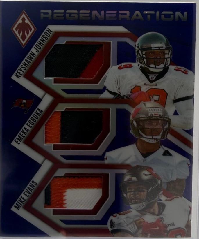 Keyshawn Johnson / Emeka Egbuka / Mike Evans [Blue] #5