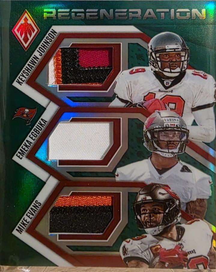 Keyshawn Johnson / Emeka Egbuka / Mike Evans [Green] #5