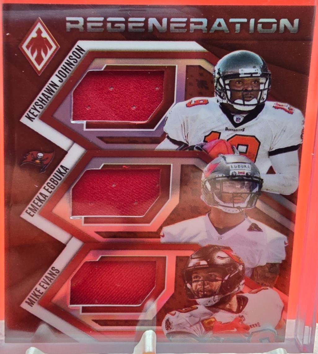 Keyshawn Johnson / Emeka Egbuka / Mike Evans [Red] #5