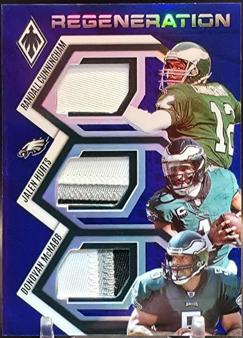 Randall Cunningham / Donovan McNabb / Jalen Hurts [Blue] #4