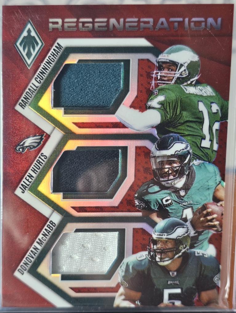Randall Cunningham / Donovan McNabb / Jalen Hurts [Red] #4