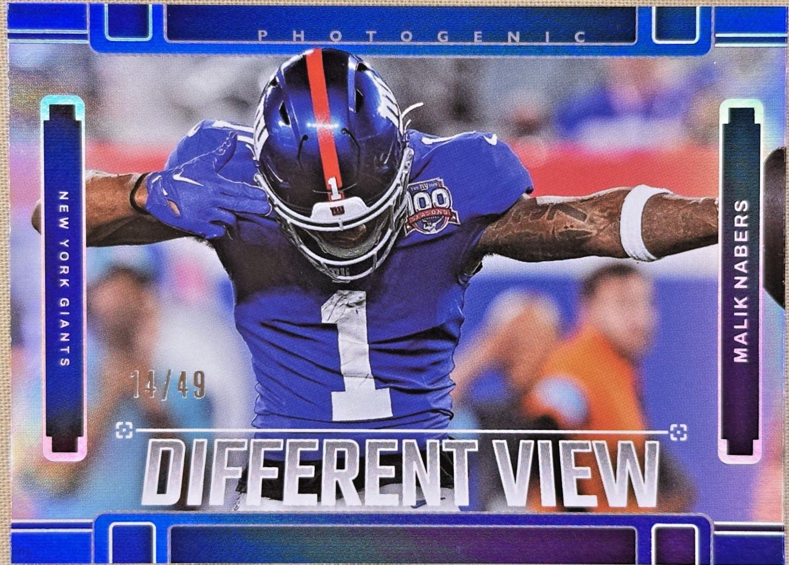 Malik Nabers [Blue] #7