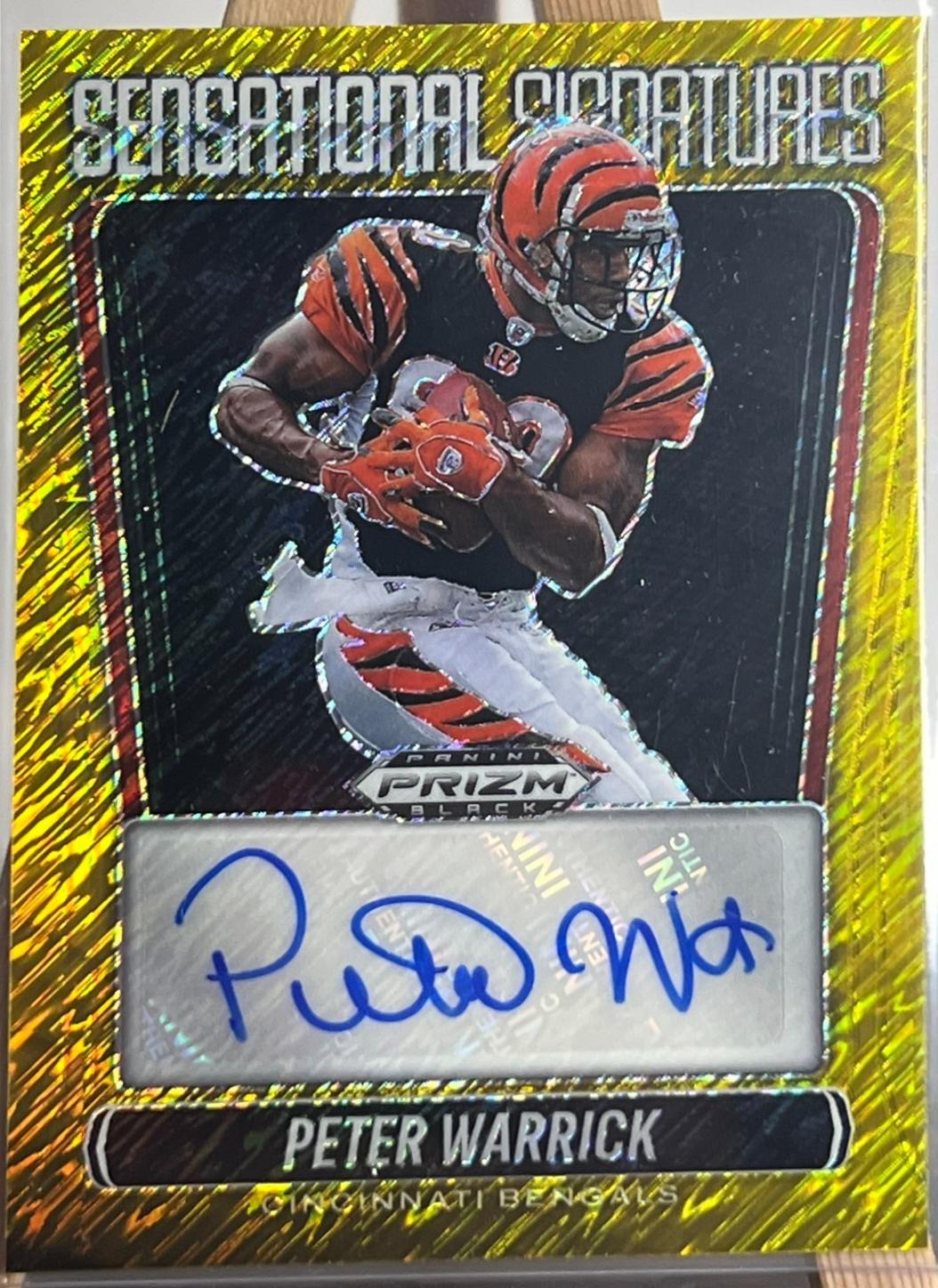 Peter Warrick [Gold Shimmer] #22