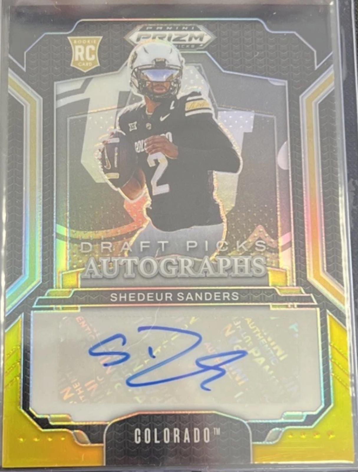 Shedeur Sanders [Black Gold] #DPA-SSS