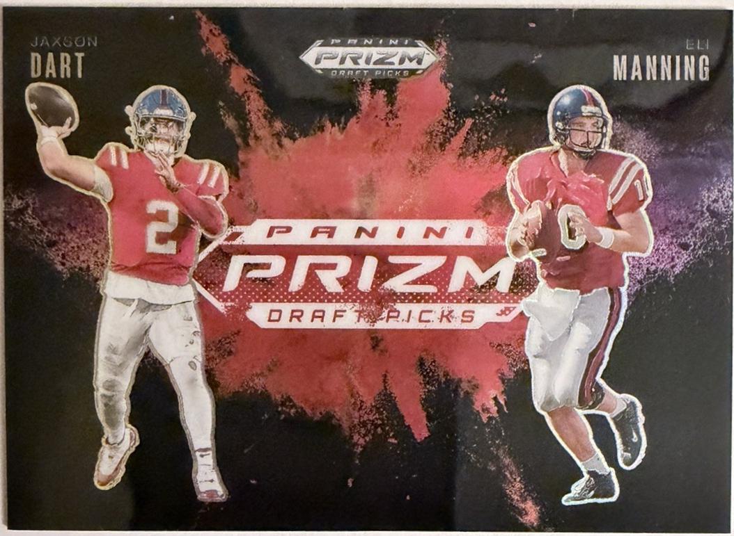 Eli Manning / Jaxson Dart [Black] #13