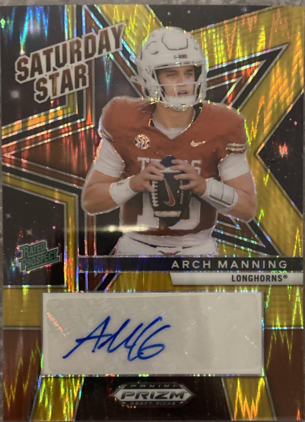 Arch Manning [Gold Flash] #SSS-AMG