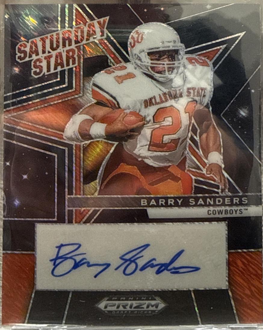 Barry Sanders [Black Shimmer] #SSS-BSS