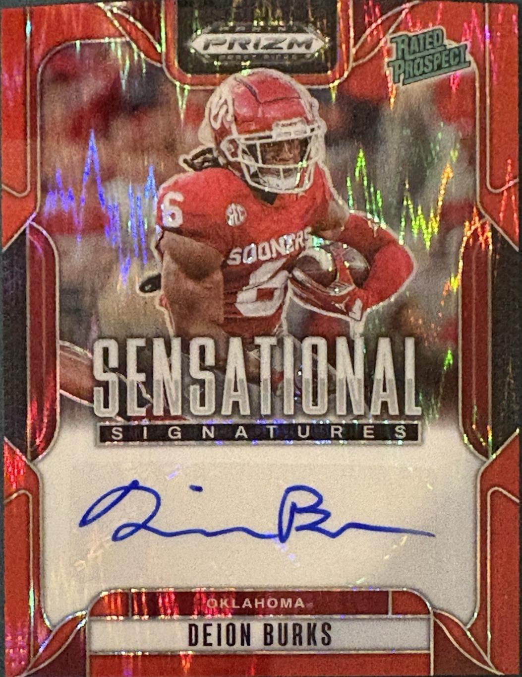 Deion Burks [Red Flash] #1