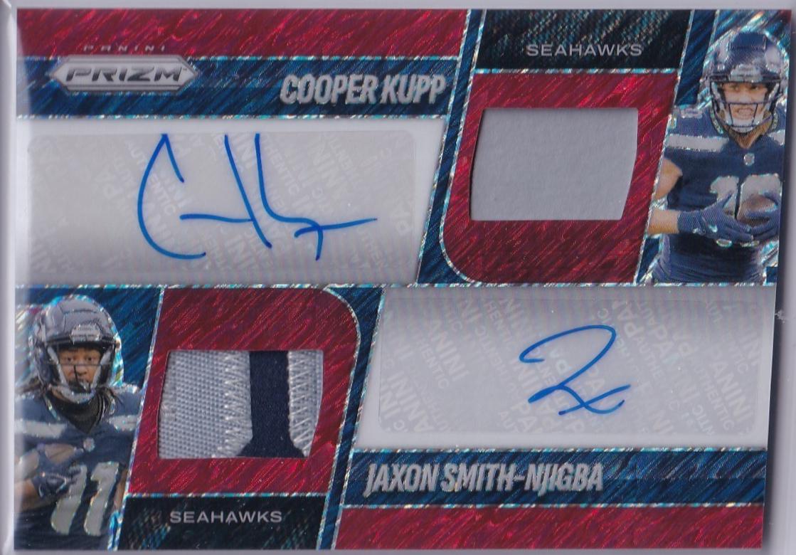 Cooper Kupp / Jaxon Smith-Njigba  [Red Shimmer] #DPA-CKJS