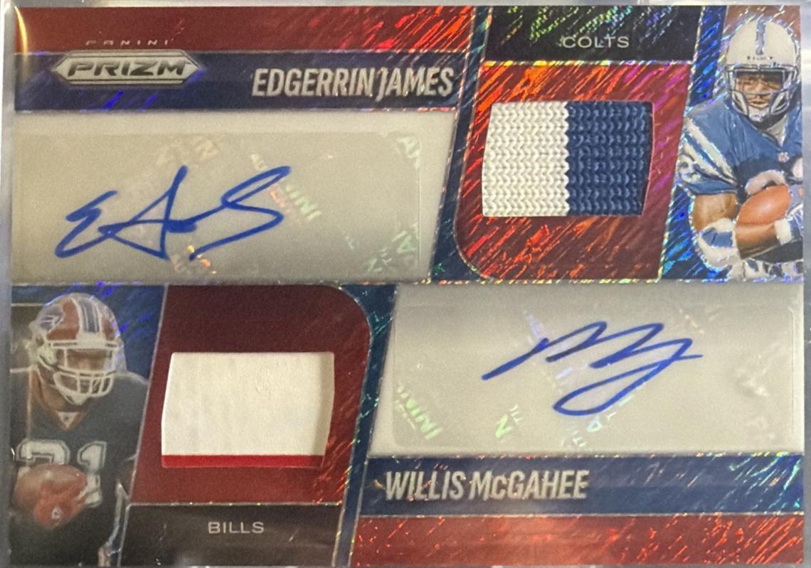 Edgerrin James / Willis McGahee [Red Shimmer] #DPA-EJWM