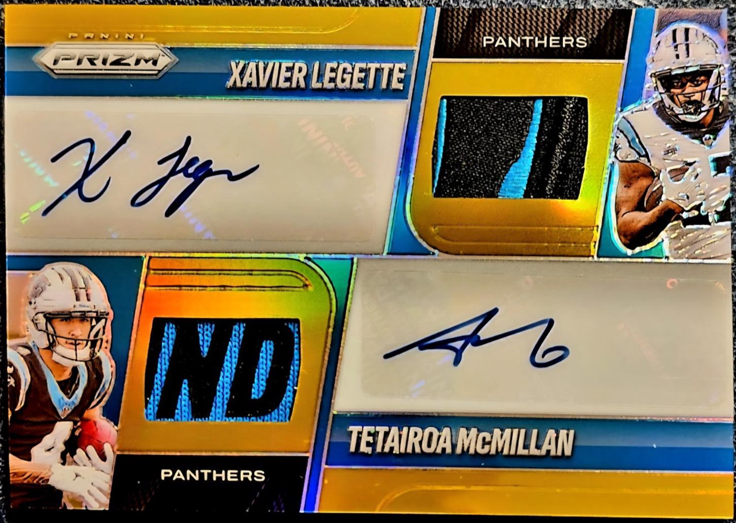 Xavier Legette / Tetairoa McMillan [Gold] #DPA-XLTM