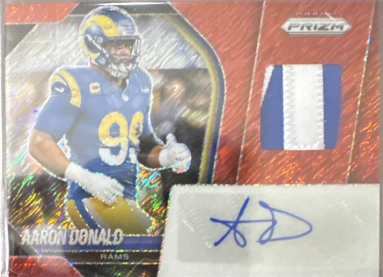 Aaron Donald [Red Shimmer] #PAU-ADD