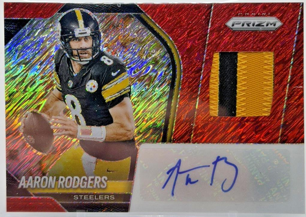 Aaron Rodgers [Red Shimmer] #PAU-ARS