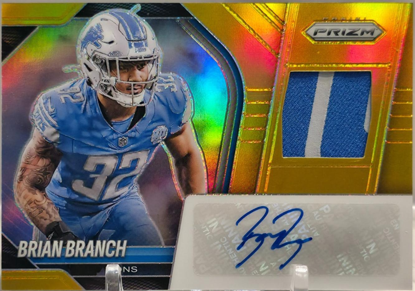 Brian Branch [Gold] #PAU-BBH