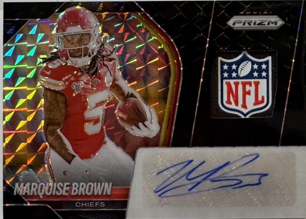 Marquise Brown [Black Finite] #PAU-MBN
