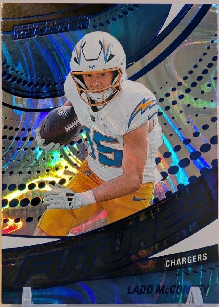 Ladd McConkey [Blue Swirl] #10