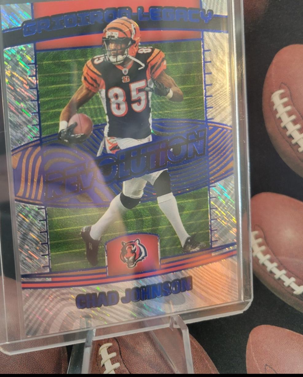 Chad Johnson [Blue Swirl] #19