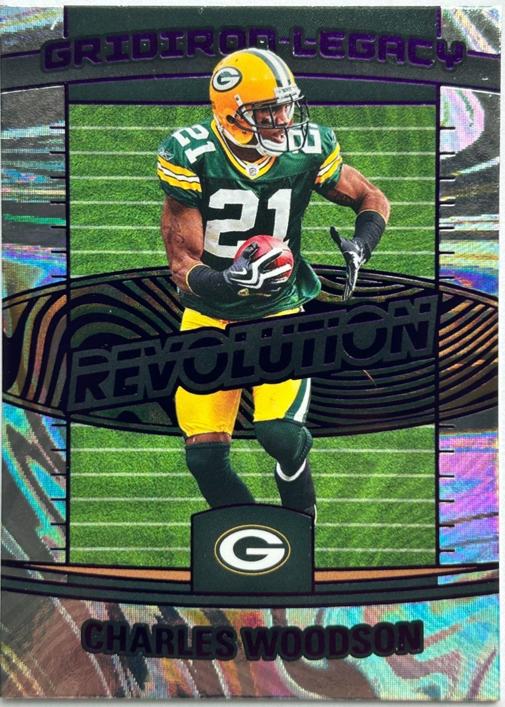 Charles Woodson [Purple Swirl] #14