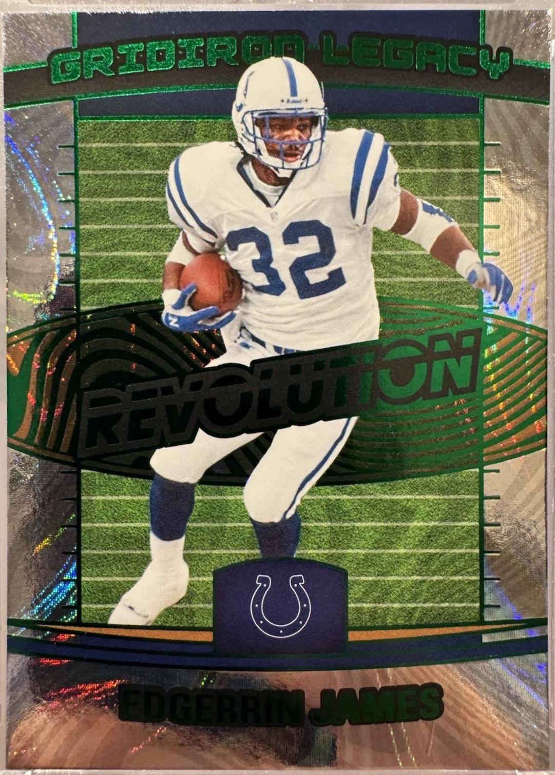 Edgerrin James [Green Swirl] #13