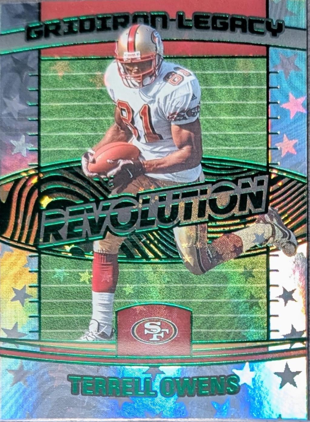 Terrell Owens [Green Swirl] #16