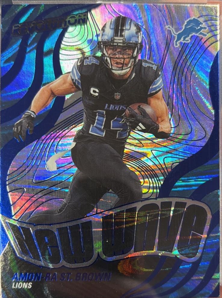 Amon-Ra St. Brown [Blue Swirl] #20