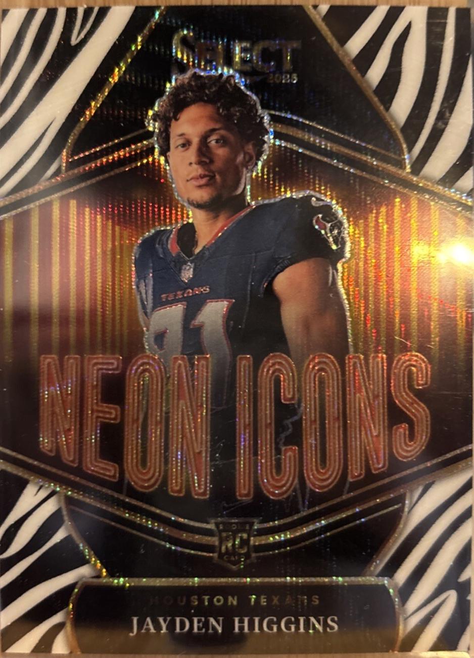 Jayden Higgins [Zebra Prizm] #9
