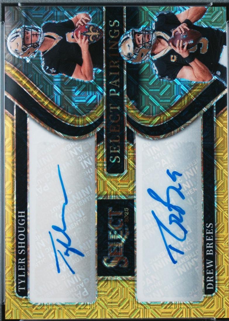 Drew Brees / Tyler Shough [Gold Prizm] #5