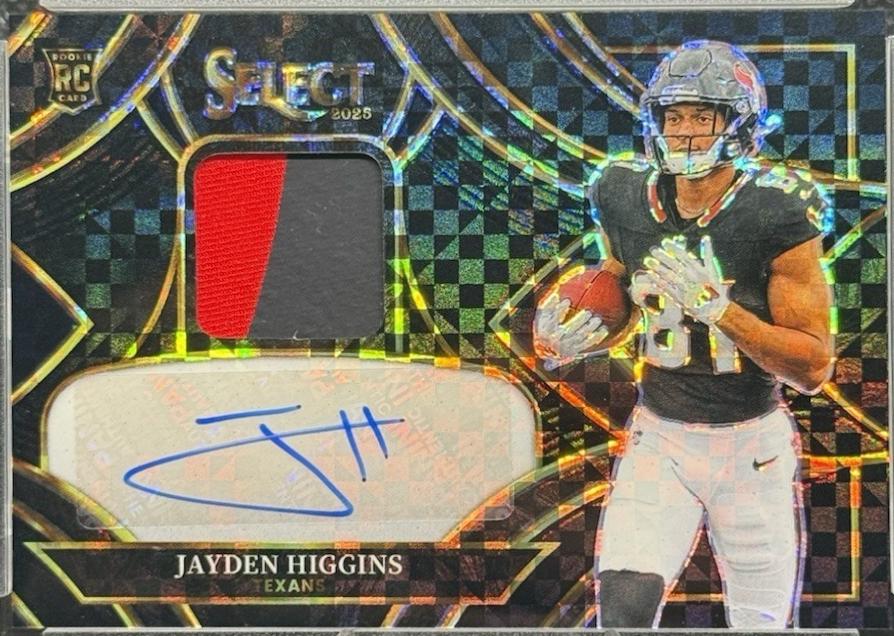 Jayden Higgins [Black Prizm] #RSI-JHS