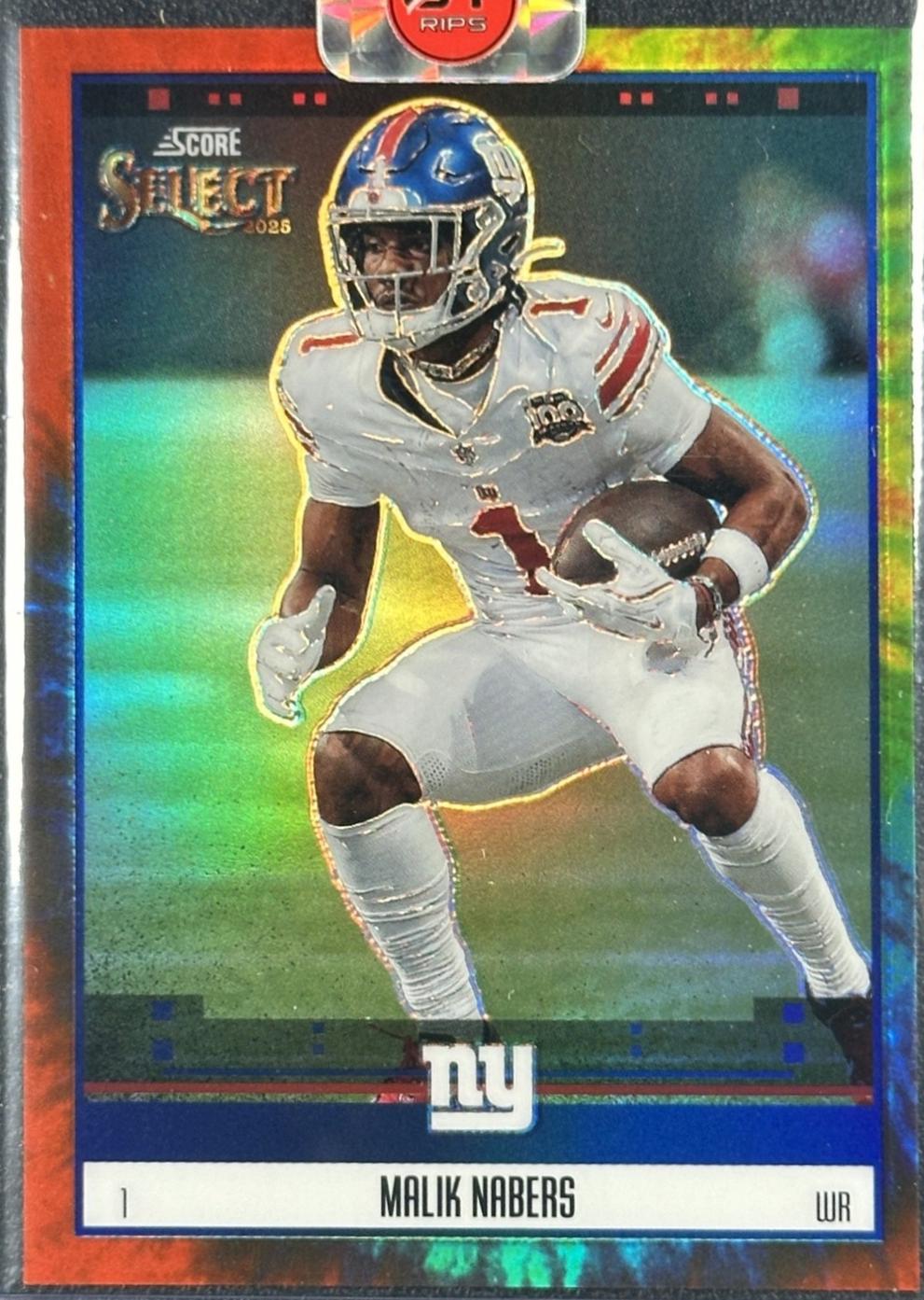 Malik Nabers [Tie-Dye Prizm] #9