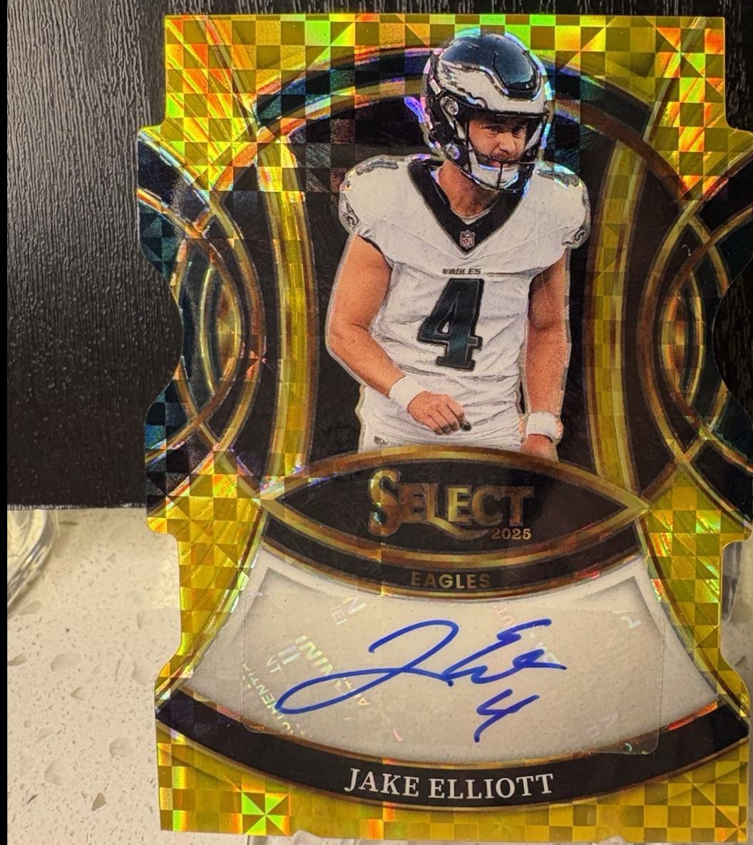 Jake Elliott [Gold Prizm] #17