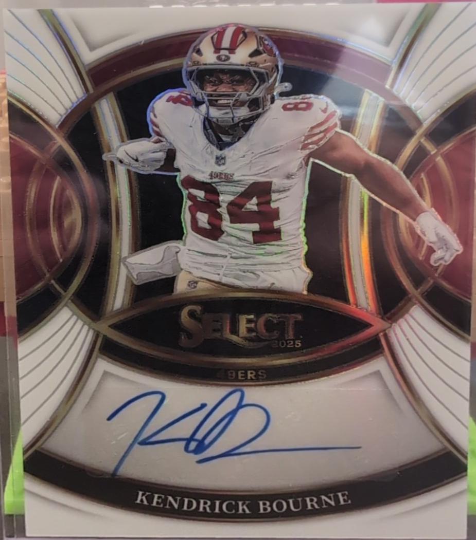 Kendrick Bourne  [White Prizm] #25