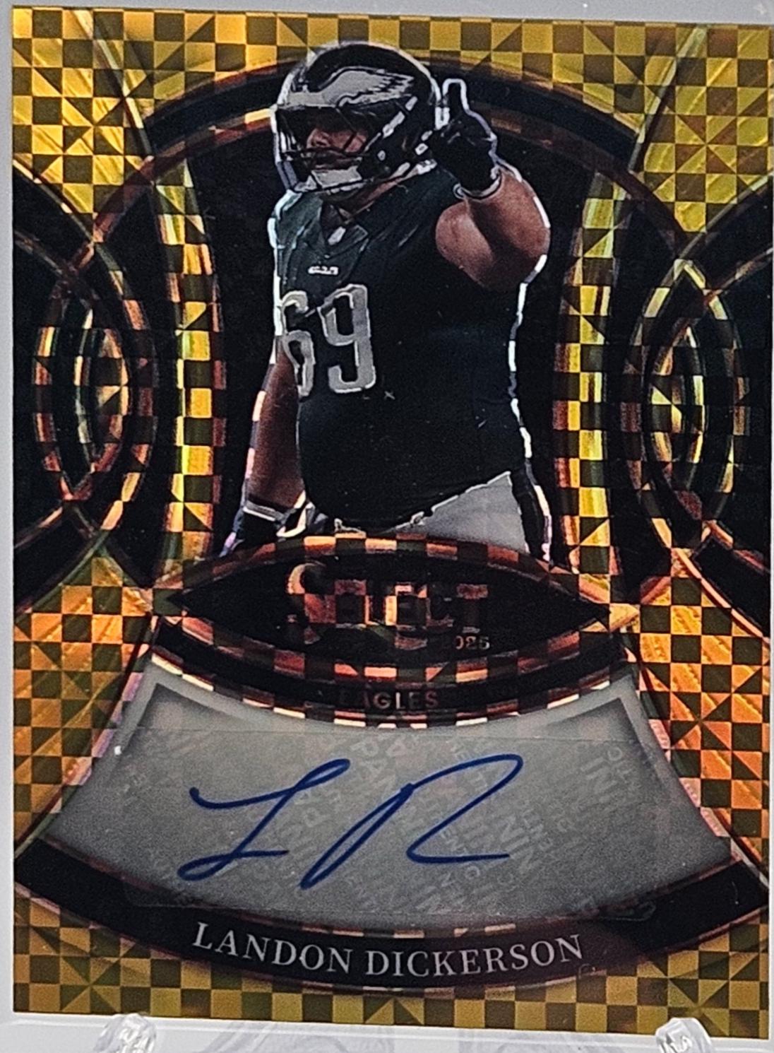 Landon Dickerson [Gold Prizm] #1