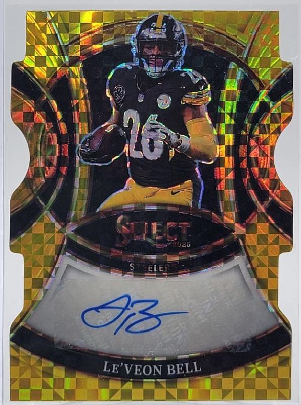 Le'Veon Bell [Gold Prizm Die-Cut] #39