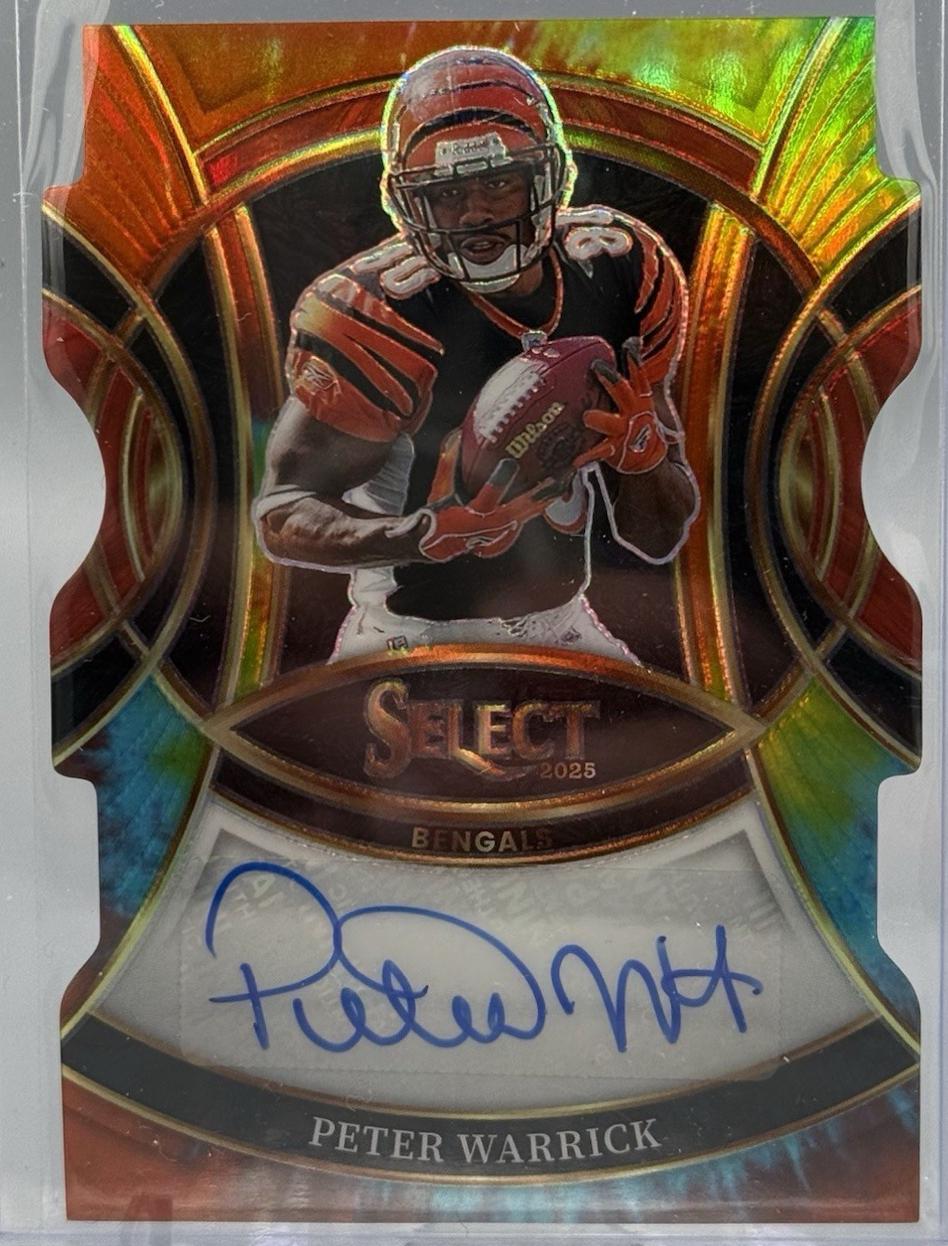 Peter Warrick [Tie-Dye Prizm Die-Cut] #47