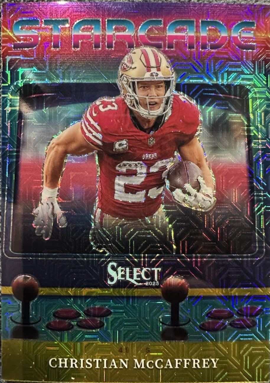 Christian McCaffrey [Gold Prizm] #1