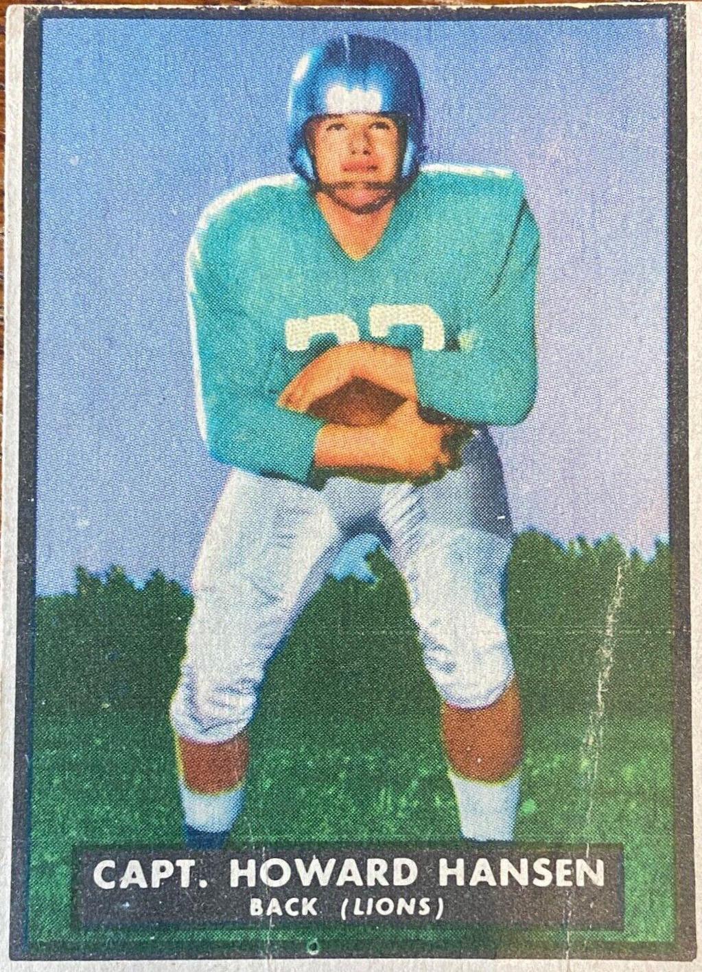 Capt. Howard Hansen [UN Rubbed] #13