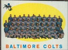 Baltimore Colts [Checklist Back] #17