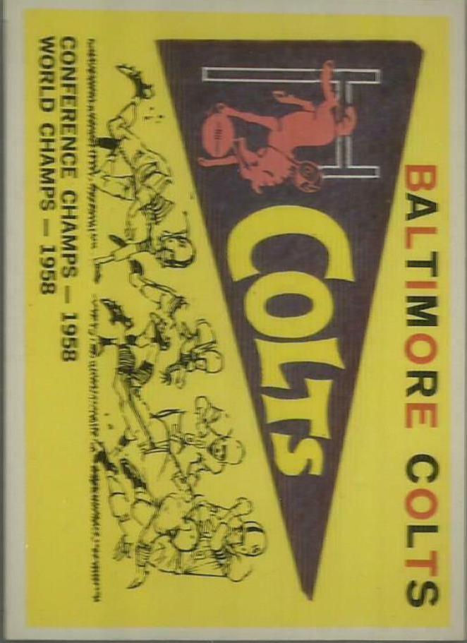 Baltimore Colts [Pennant Card] #68