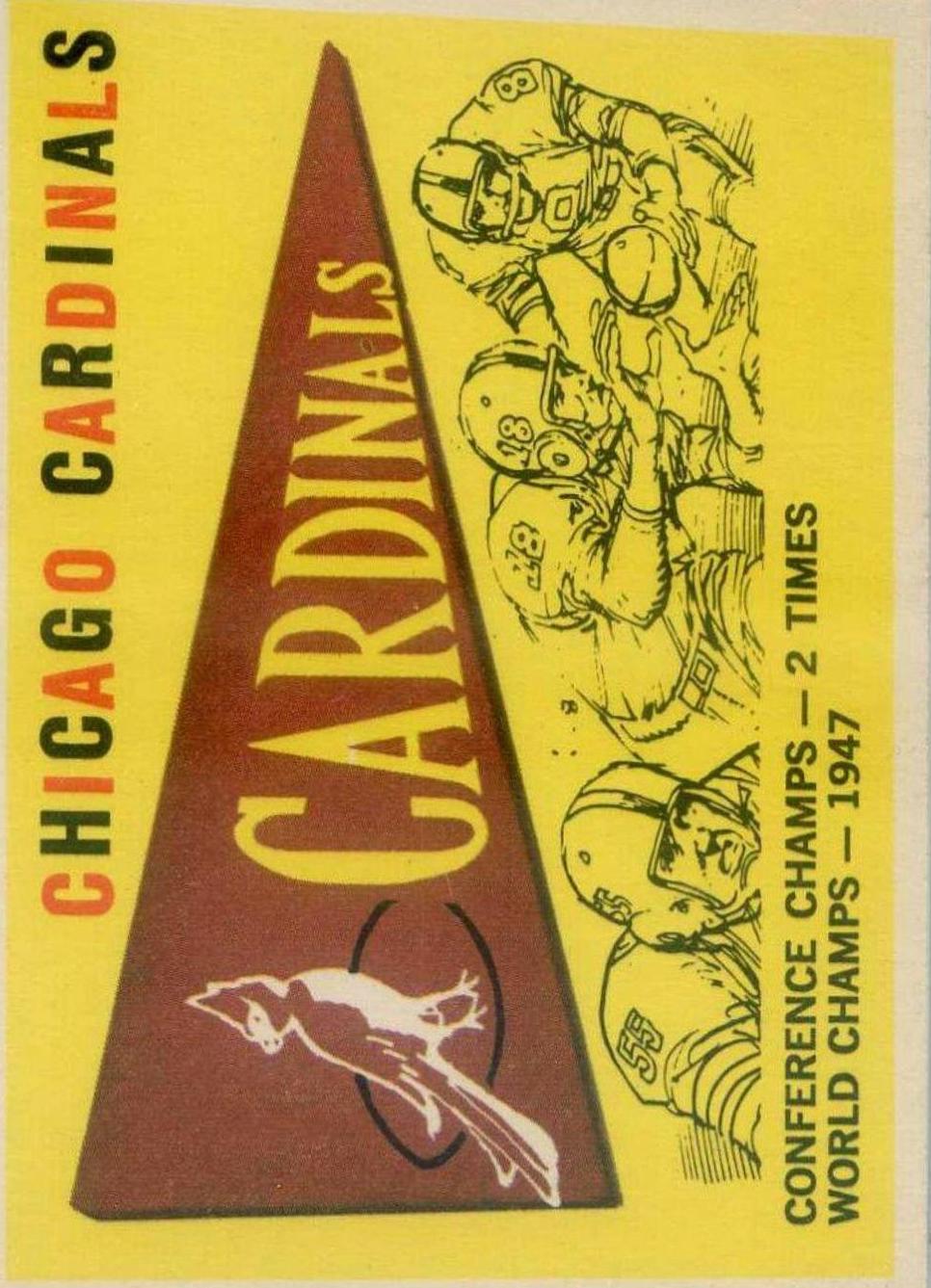 Chicago Cardinals [Pennant Card] #24