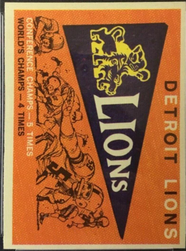 Detroit Lions [Pennant Card] #139