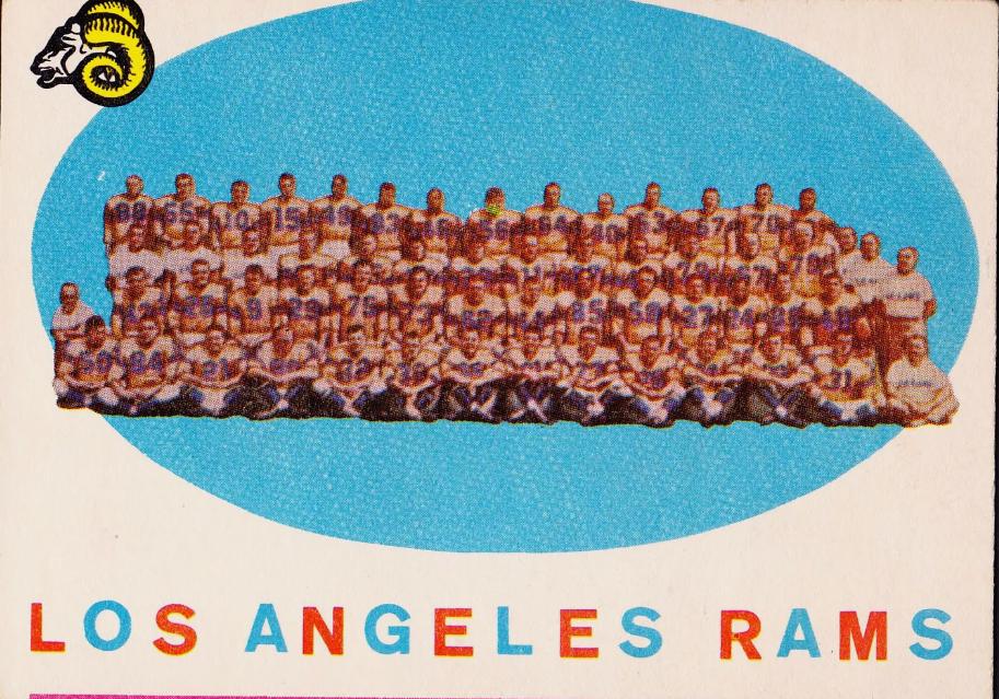 Los Angeles Rams [Checklist Back] #76