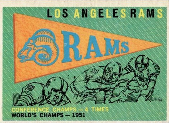 Los Angeles Rams [Pennant Card] #126