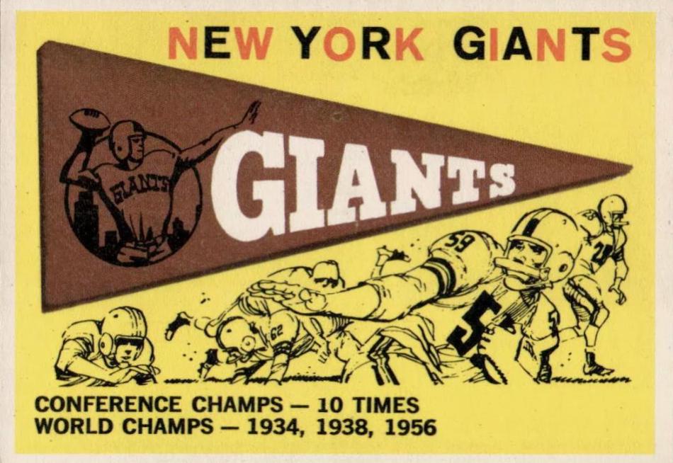 New York Giants [Pennant Card] #53