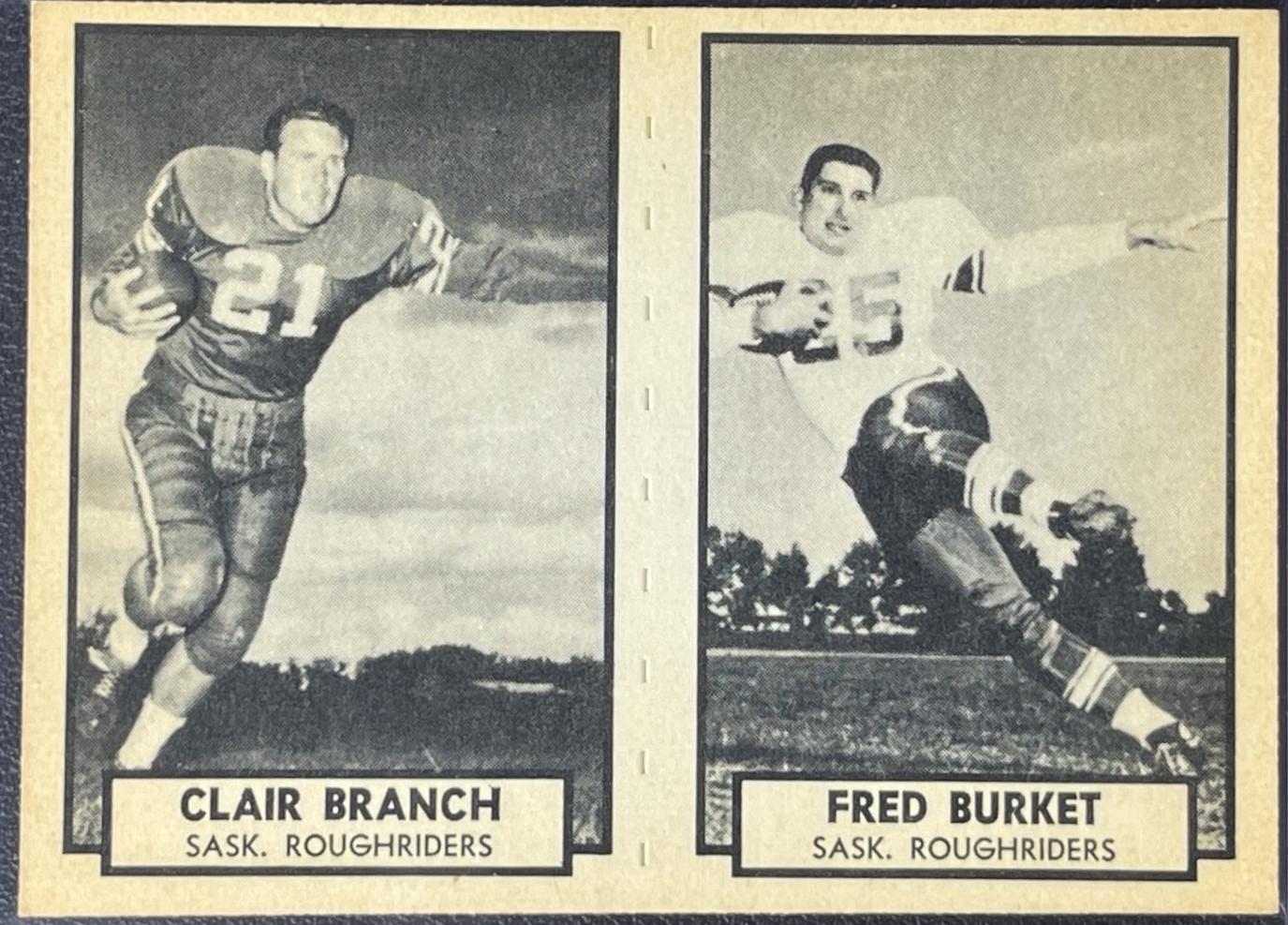 Clair Branch, Fred Burket